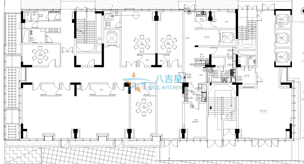 京廣協同創新中心首層廚房工程設計圖