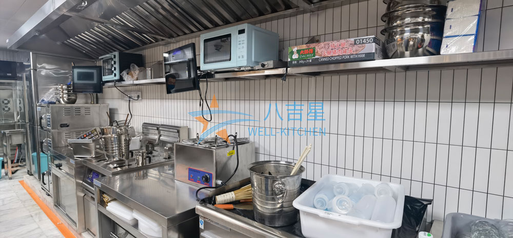 廣州天河克茗冰室主廚區廚房設備