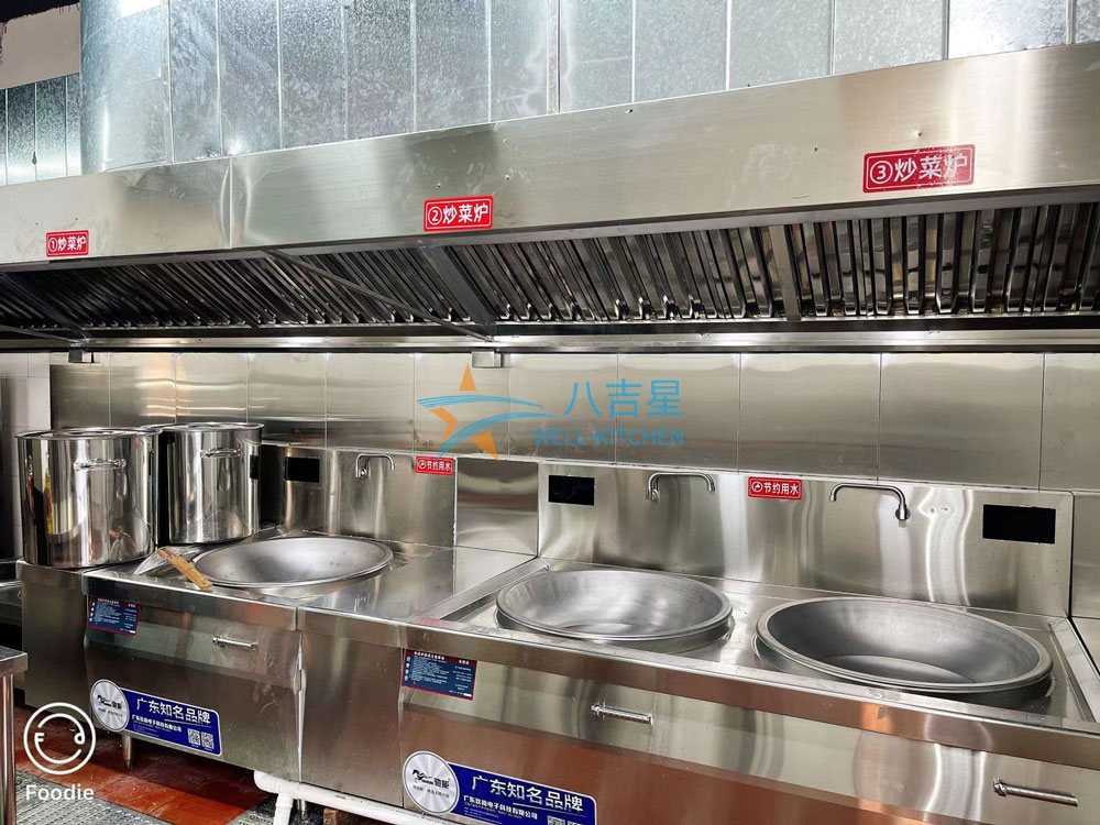 黃江工廠員工食堂廚房烹飪區