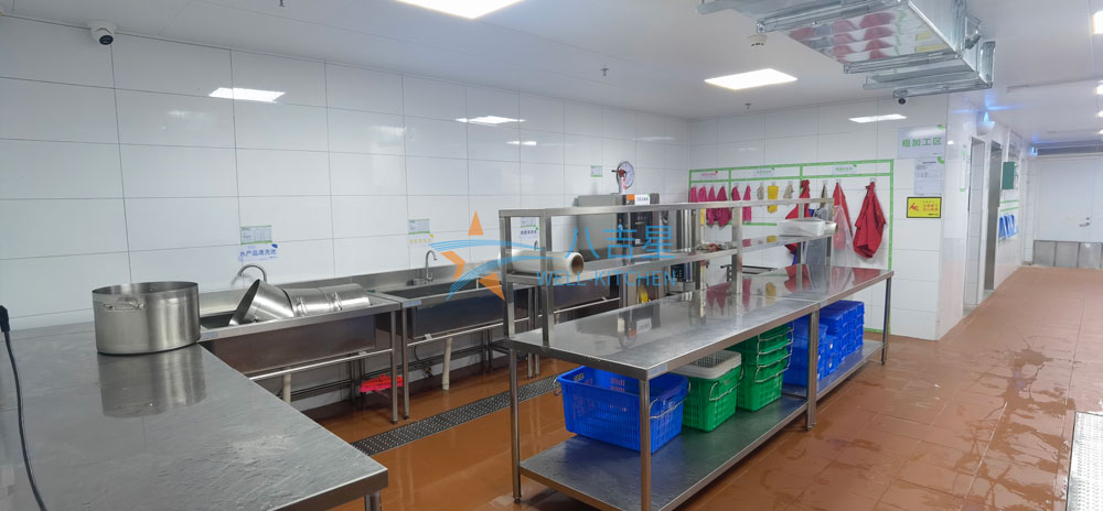 深圳開立生物醫療員工食堂廚房工程加工區